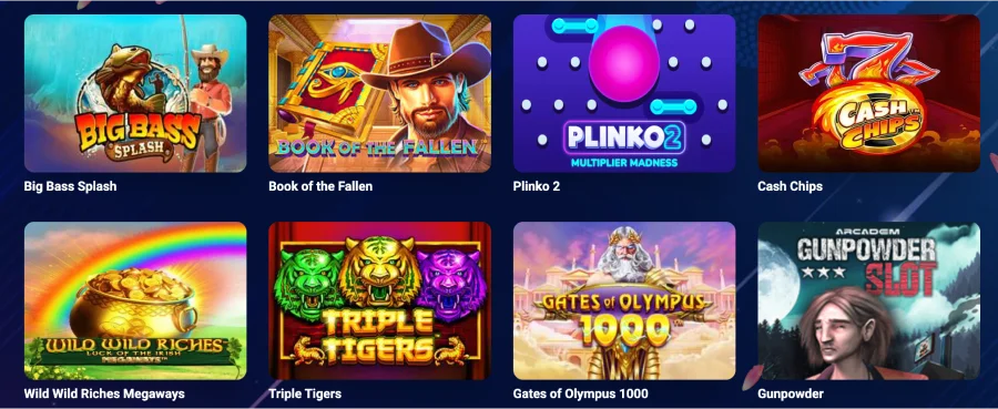 Jeux populaires sur Wild Dice Casino Jeux populaires sur Wild Dice Casino