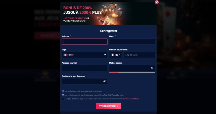 Inscrivez-vous au Casino Wild Dice pour recevoir un bonus Inscrivez-vous au Casino Wild Dice pour recevoir un bonus